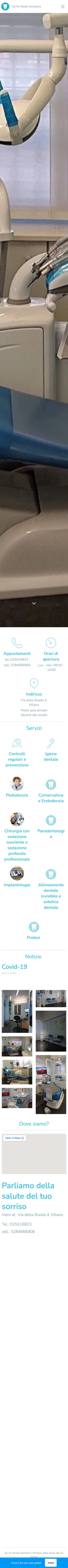 Il sito di oggi su smartphone